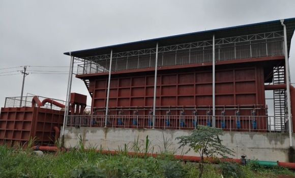 重力式一體化凈水系統，每小時400噸處理量